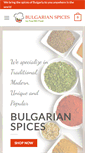 Mobile Screenshot of bulgarianspices.com